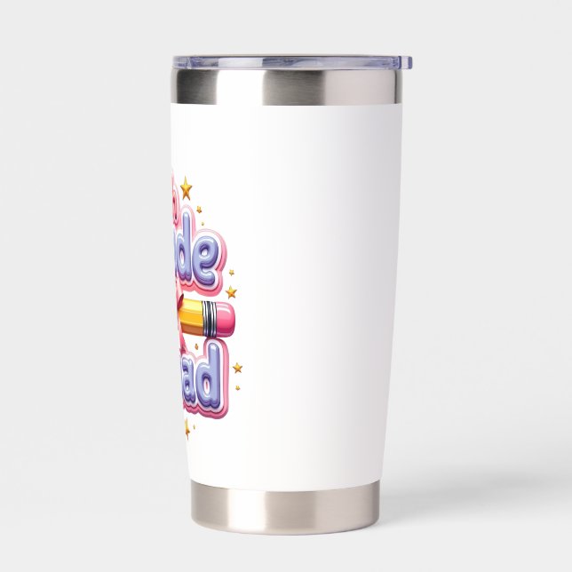4th Grade Squad Back to School Insulated Tumbler (Left)
