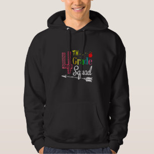 4th Grade Squad Back To School Teacher Student Hoodie