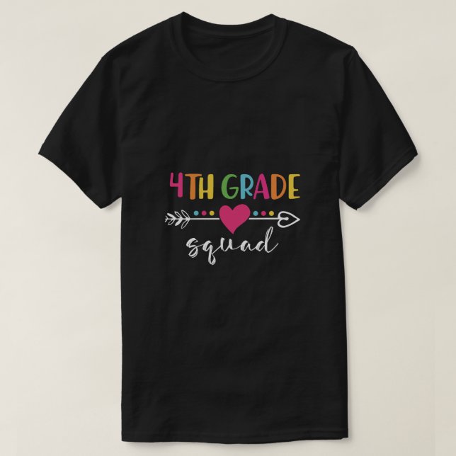 4th grade squad T-Shirt (Design Front)