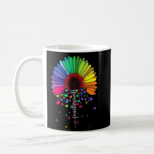 4th grade teacher autism Awareness Valentines day  Coffee Mug