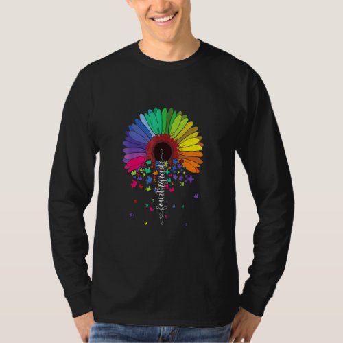 4th grade teacher autism Awareness Valentines day  T_Shirt