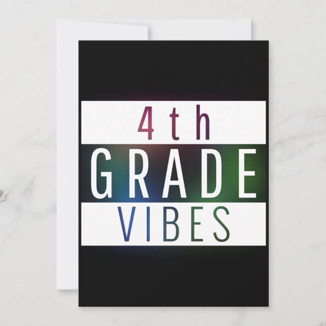 4th grade vibes -- school elementary  (Front)