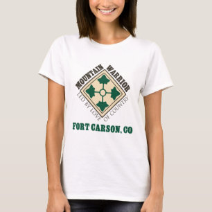4th ID Mountain Warrior Fort Carson T-Shirt