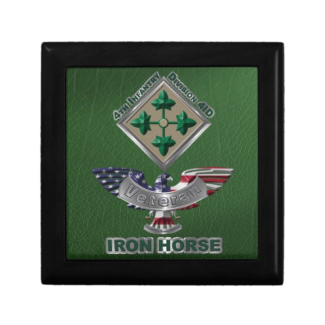 4th Infantry Division Afghanistan Veteran Gift Box (Front)