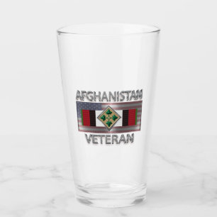 4th Infantry Division Afghanistan Veteran Glass