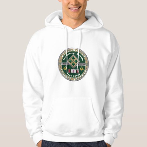 4th Infantry Division Afghanistan Veteran Hoodie