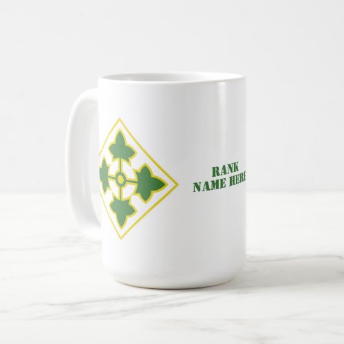 4th Infantry Division Badge Coffee Mug