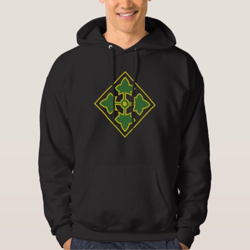 4th Infantry Division Badge Hoodie