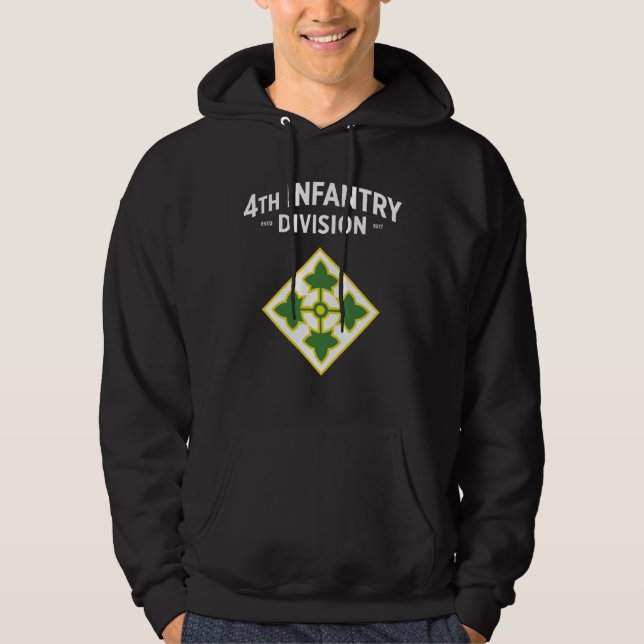 4th Infantry Division Badge Hoodie (Front)
