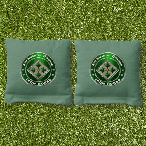 4th Infantry Division  Cornhole Bags