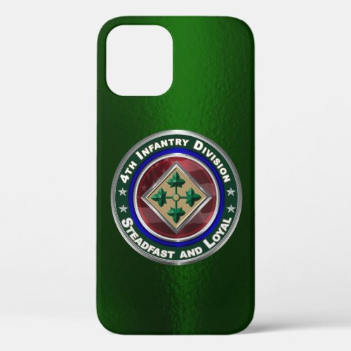 4th Infantry Division Custom iPhone 12 Case