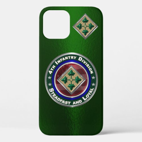 4th Infantry Division Customized iPhone 12 Case