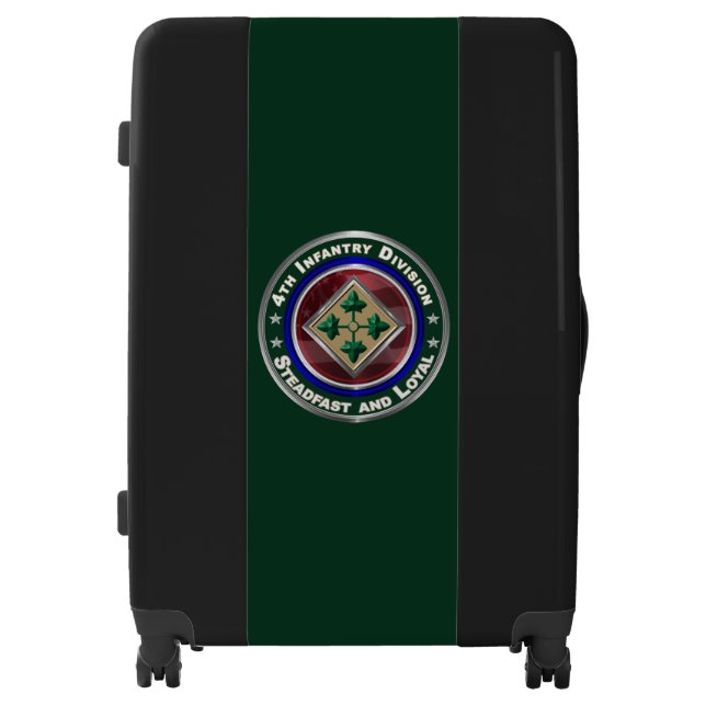 4th Infantry Division Customized Luggage (Front)