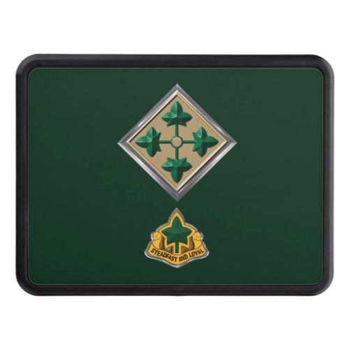 4th Infantry Division Customized Patch Hitch Cover