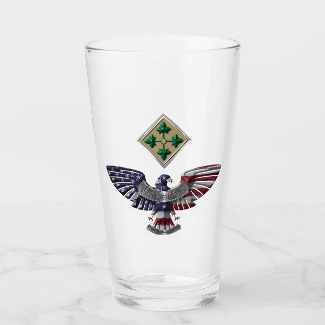 4th Infantry Division Eagle Glass (Front)