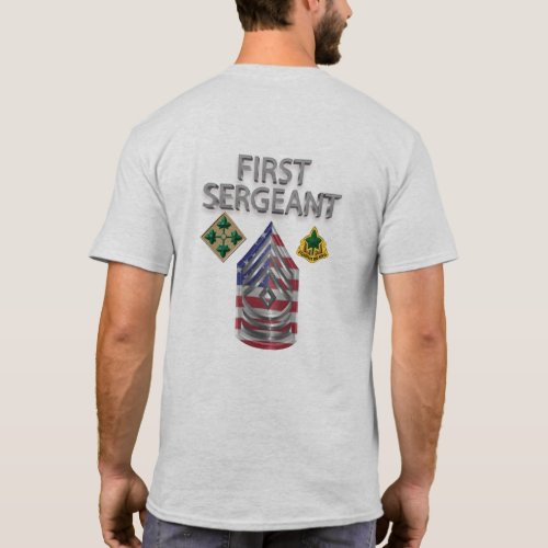 4th Infantry Division First Sergeant T_Shirt