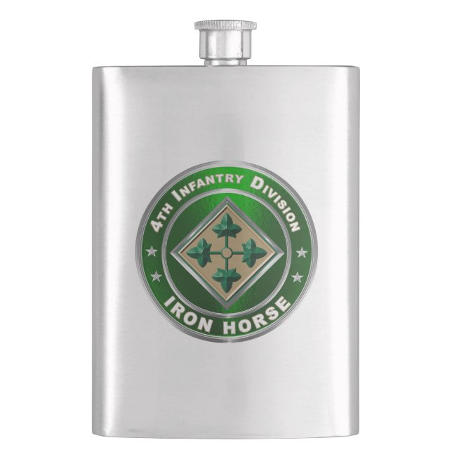 4th Infantry Division Flask (Front)