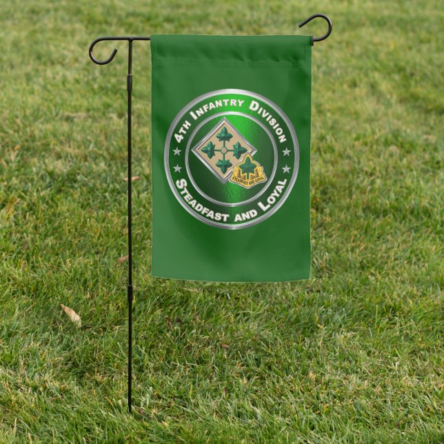 4th Infantry Division    Garden Flag (In SItu)