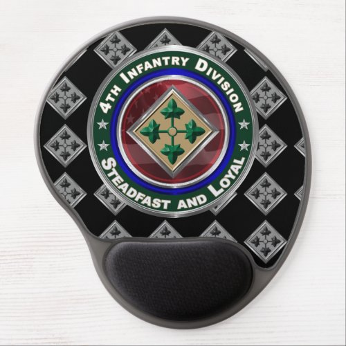 4th Infantry Division  Gel Mouse Pad