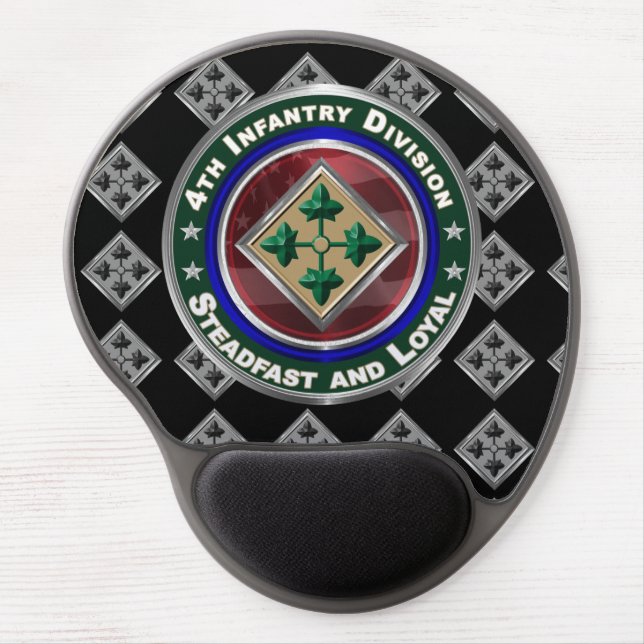 4th Infantry Division  Gel Mouse Pad (Front)