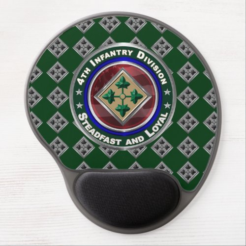 4th Infantry Division  Gel Mouse Pad