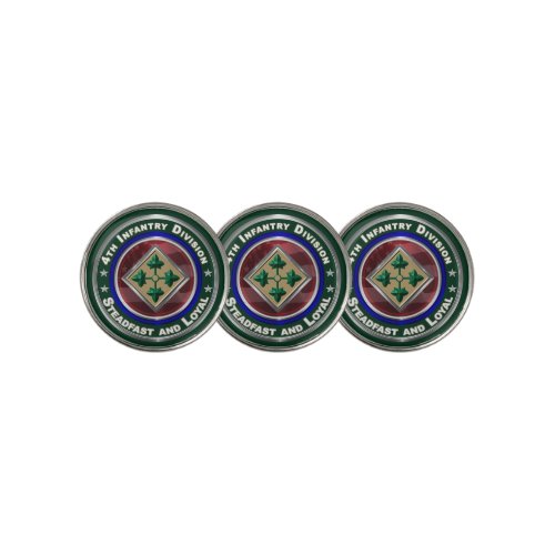 4th Infantry Division  Golf Ball Marker