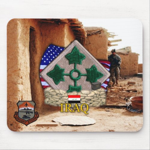 4th infantry division gulf war vets Mousepad
