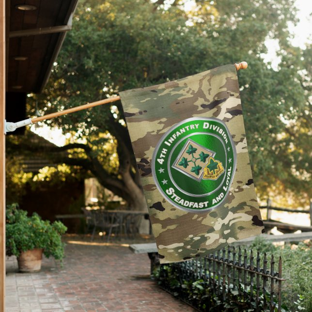 4th Infantry Division  House Flag (In SItu)