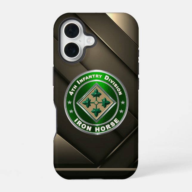 4th Infantry Division  Iphone Case (Back)