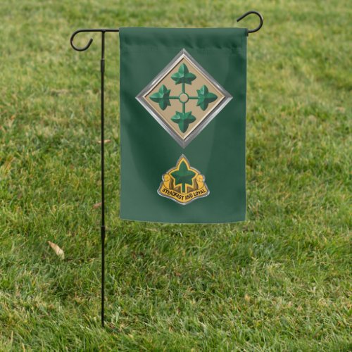 4th Infantry Division IRON HORSE Garden Flag