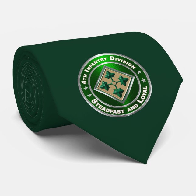 4th Infantry Division “Iron Horse”  Neck Tie (Rolled)
