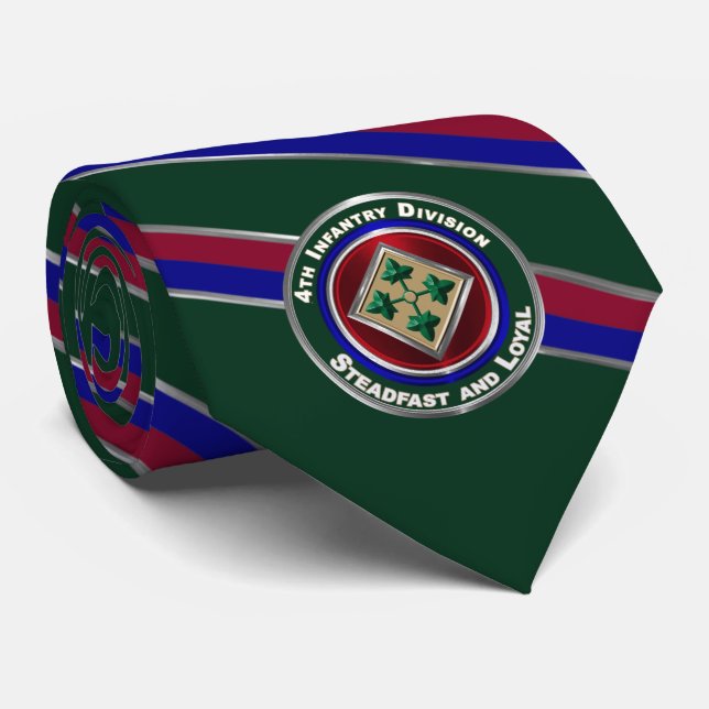 4th Infantry Division “Iron Horse” Neck Tie (Rolled)