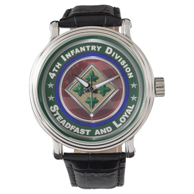 4th Infantry Division Keepsake Watch (Front)