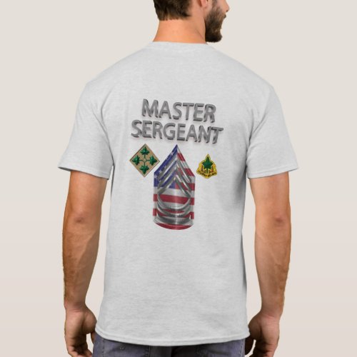 4th Infantry Division Master Sergeant T_Shirt