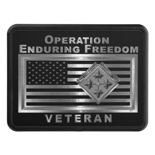 4th Infantry Division Operation Enduring Freedom Hitch Cover