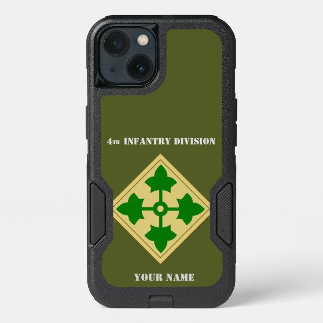 4th INFANTRY DIVISION Otterbox iPhone Case (Back)