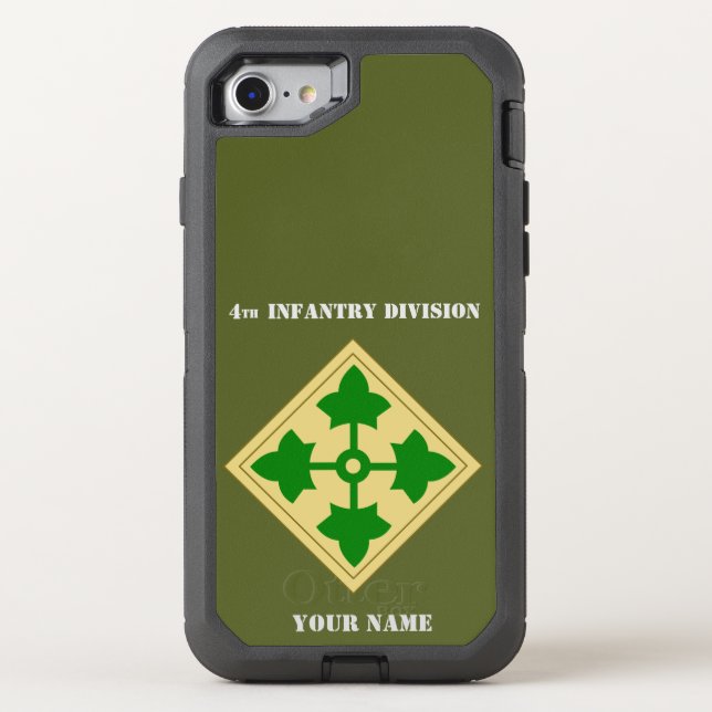 4th INFANTRY DIVISION Otterbox iPhone Case (Back)