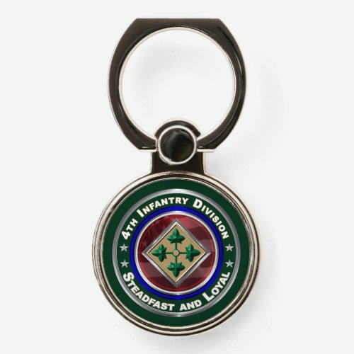 4th Infantry Division  Phone Ring Stand