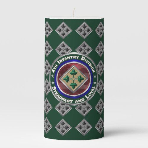 4th Infantry Division  Pillar Candle