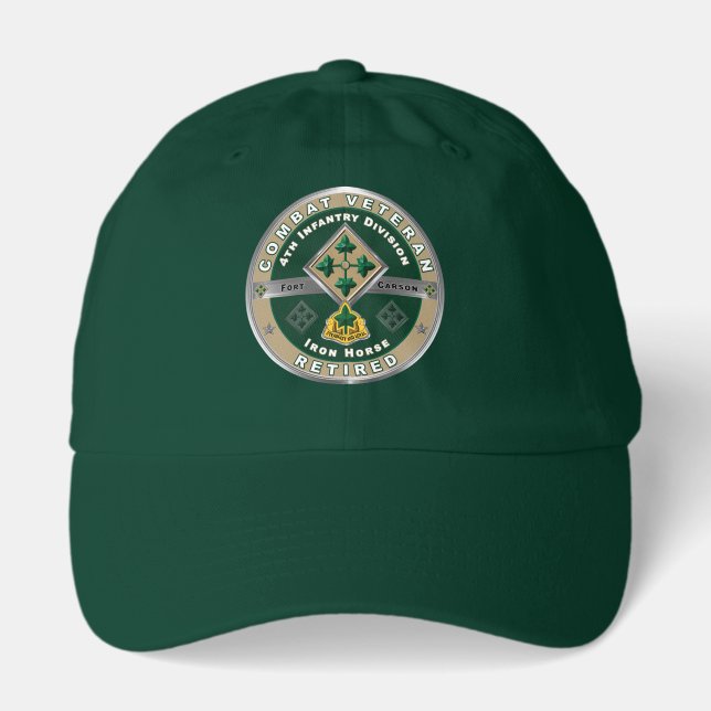 4th Infantry Division Retired Hat (Front)