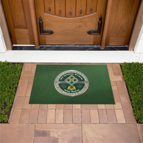 4th Infantry Division Retired Veteran  Doormat