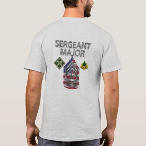 4th Infantry Division Sergeant Major T_Shirt
