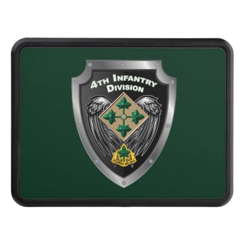 4th Infantry Division Shield  Hitch Cover