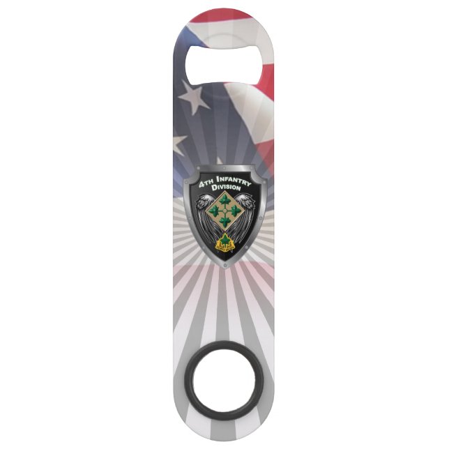 4th Infantry Division “Steadfast and Loyal” Bar Key (Front)