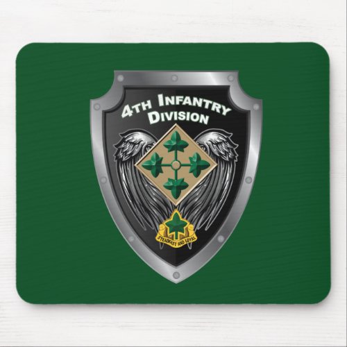 4th Infantry Division Steadfast and Loyal Gift Mouse Pad