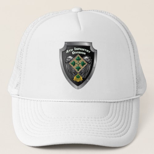 4th Infantry Division Steadfast and Loyal Gift Trucker Hat