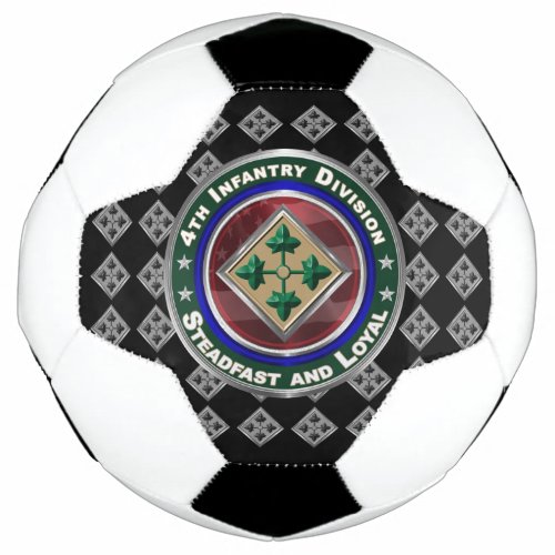 4th Infantry Division âœSteadfast and Loyalâ Soccer Ball
