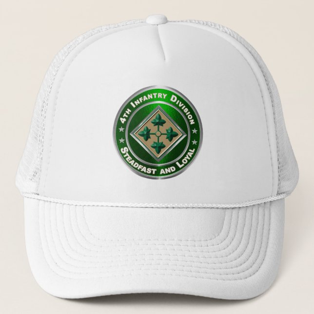 4th Infantry Division  Trucker Hat (Front)