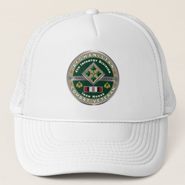 4th Infantry Division  Trucker Hat (Front)