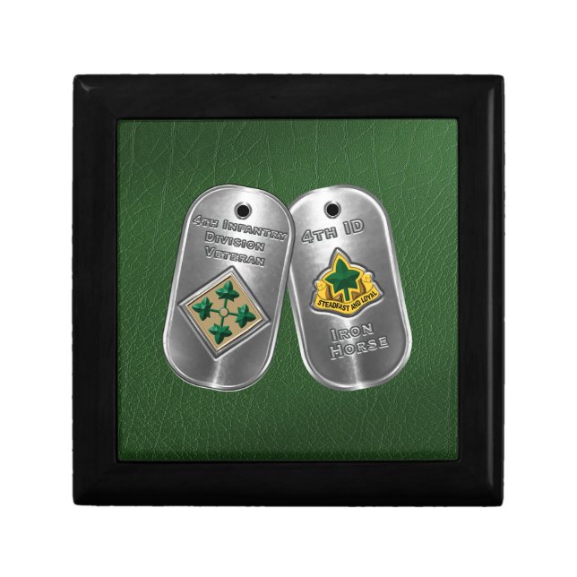 4th Infantry Division  Veteran Gift Box (Front)